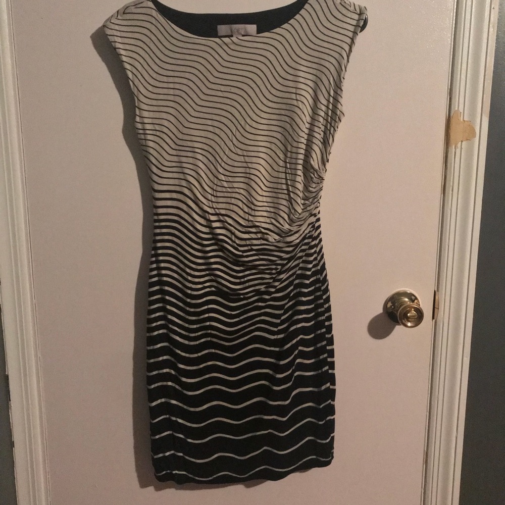 Loft ombre striped dress